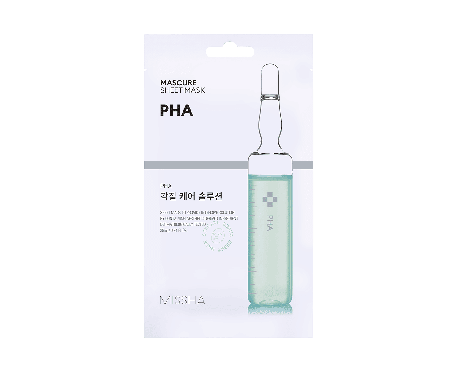 Missha Mascure Peeling Solution Sheet Mask [pha] (28ml) - Mascarilla Pha_0