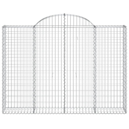 Cestas Gaviones 7 Uds Forma De Arco Hierro 200x30x140/160 Cm_3