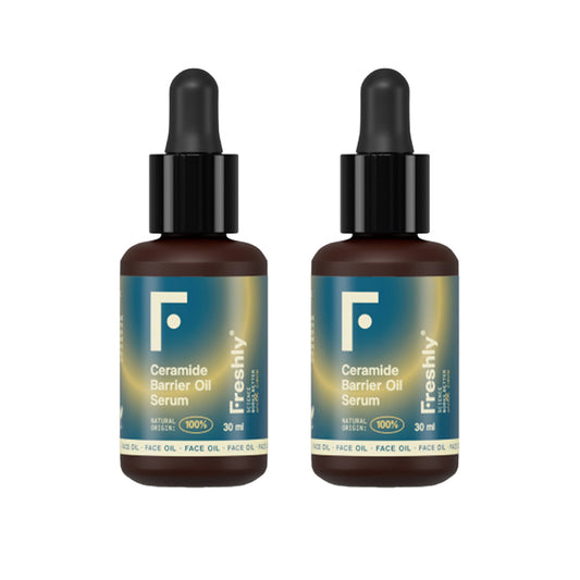 Embalagem de 2x Sérum de Óleo de Barreira de Ceramida, Freshly, 30ml