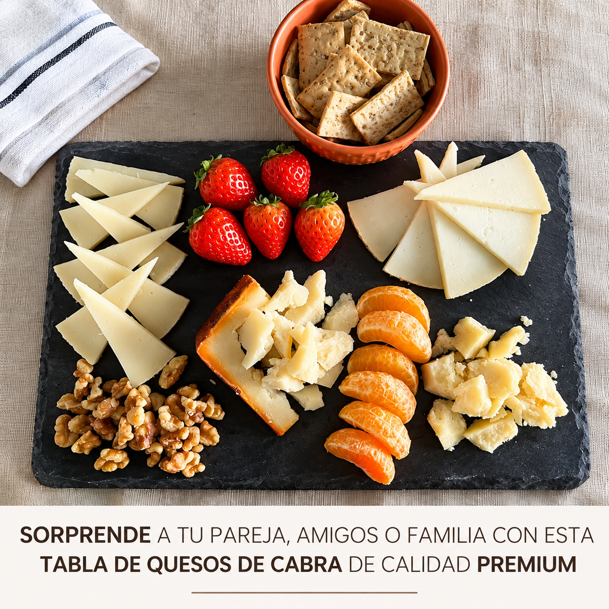 Caja Regalo De Queso Payoyo | 4 Cuñas Queso Curado, Semicurado, Manteca Y Pimentón | Cabra Y Oveja | Pack Pasteurizado_4