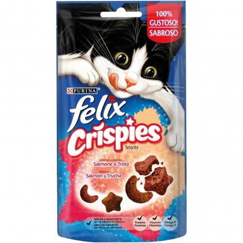 FELIX Crispies Salmão e Truta 45g