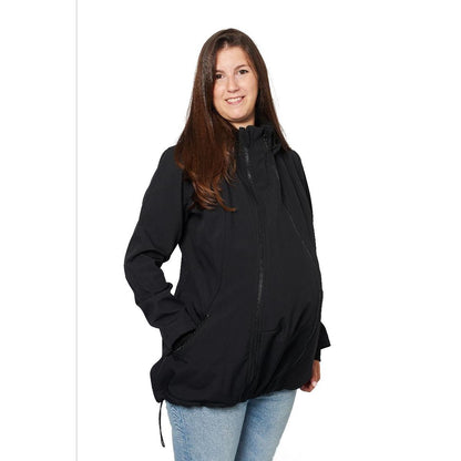 Abrigo de Porteo 4 en 1 Momawo Negro Kangura talla XL