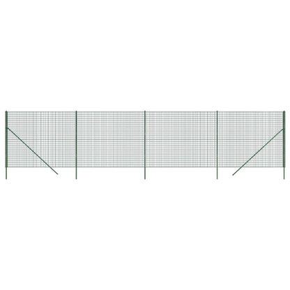 Cerca De Alambre De Acero Galvanizado Verde 1,4x10 M / Vetonek_0