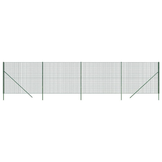 Cerca De Alambre De Acero Galvanizado Verde 1,4x10 M / Vetonek_0