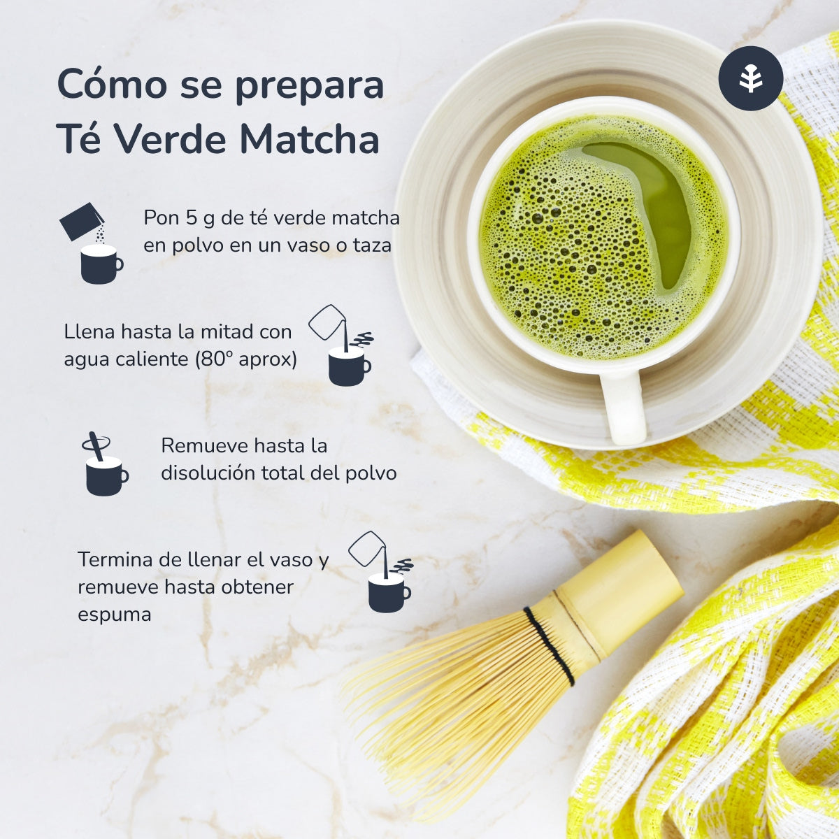 Pack de 6 Chás Matcha em Pó ECO Planeta Huerto 70 g
