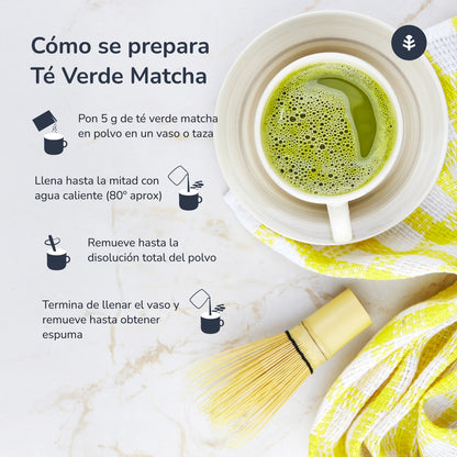 Pack de 6 Chás Matcha em Pó ECO Planeta Huerto 70 g
