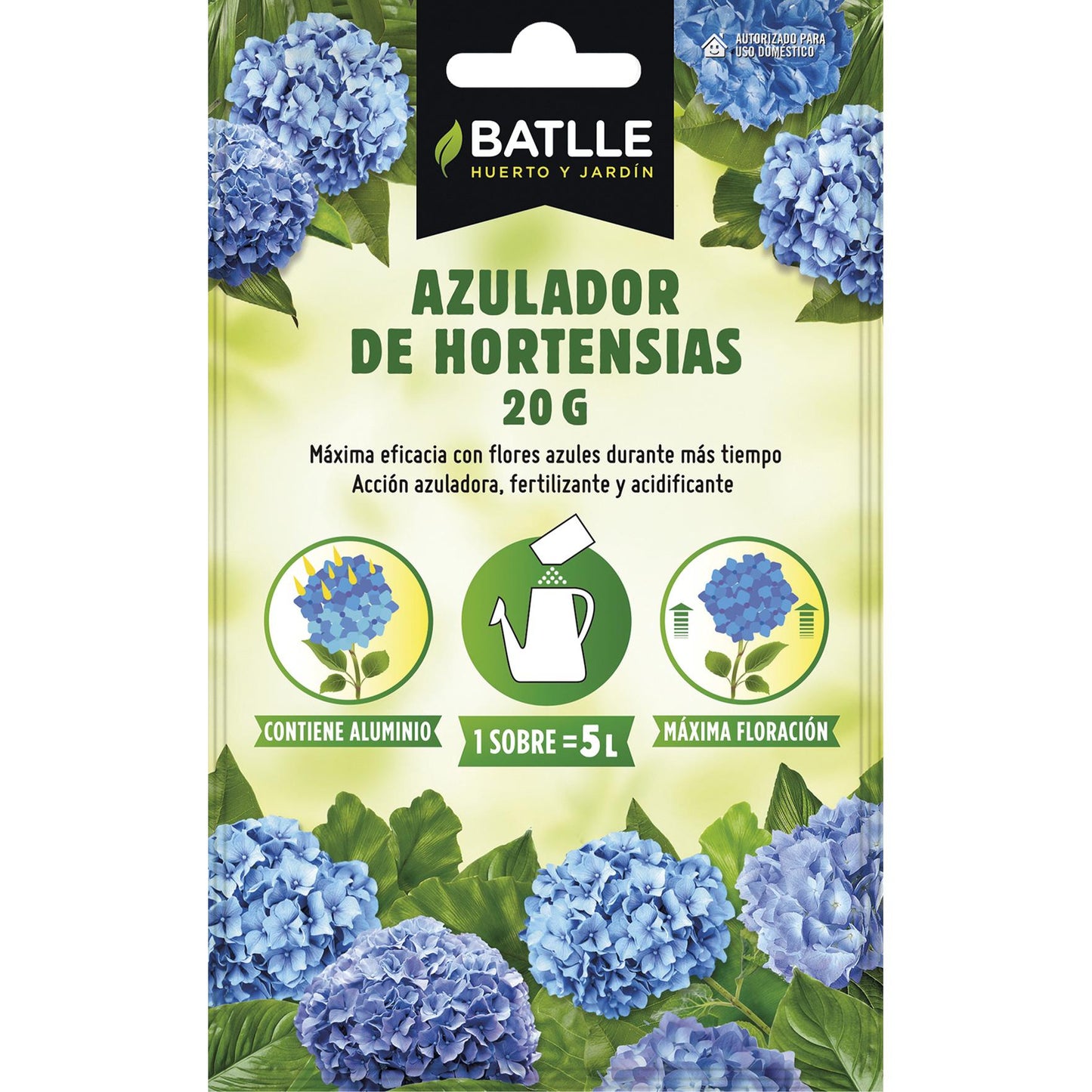 Agente Blueing Hydrangea Batlle para 5 L