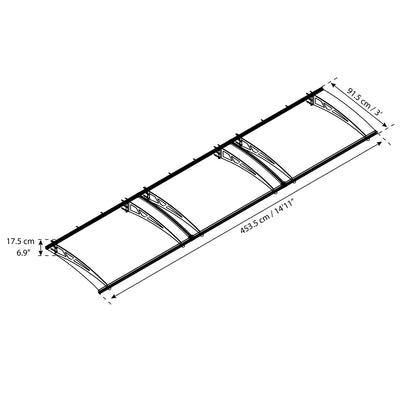Marquise Altair 453x91 cm 