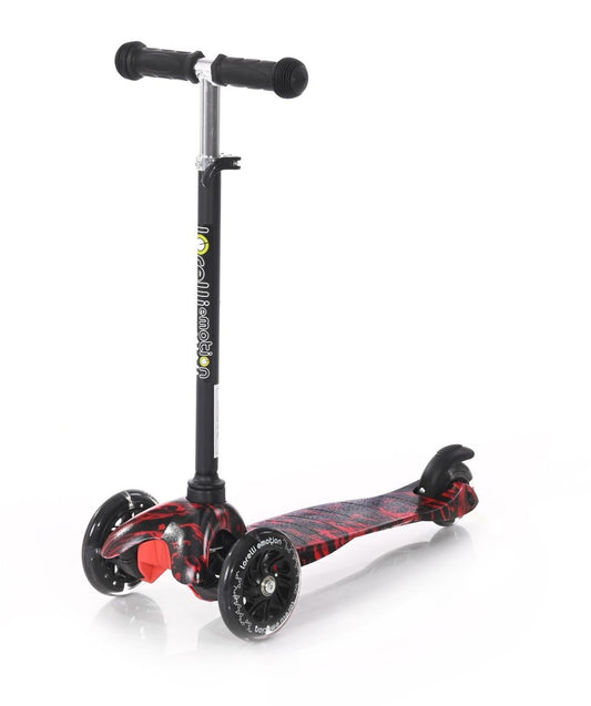 Patinete Infantil Con Luces En Las Ruedas Mini Red Fire_0