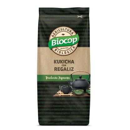 Té Kukicha de 3 años con Regaliz Biocop 75 g
