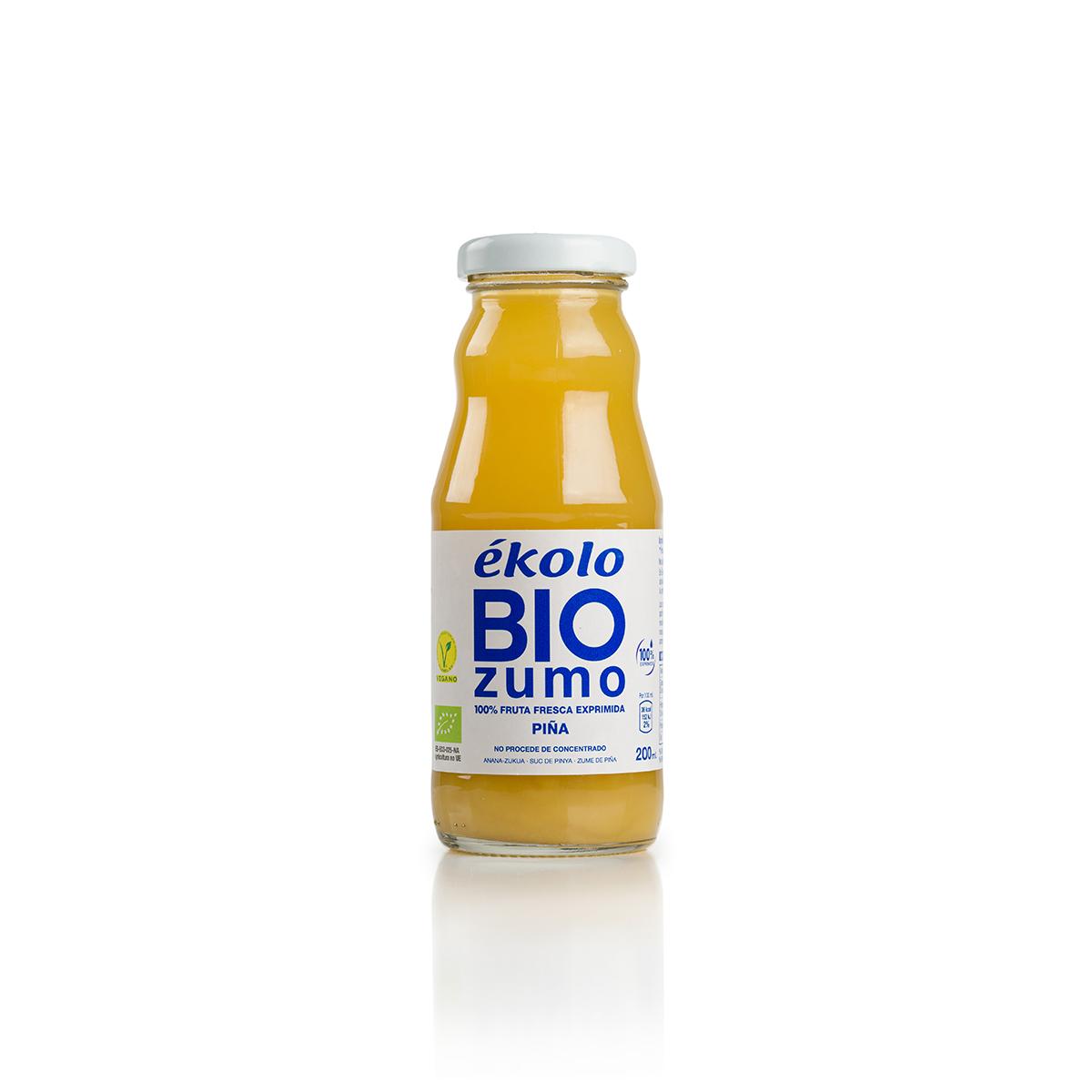 Sumo de ananás biológico 100% espremido Ékolo