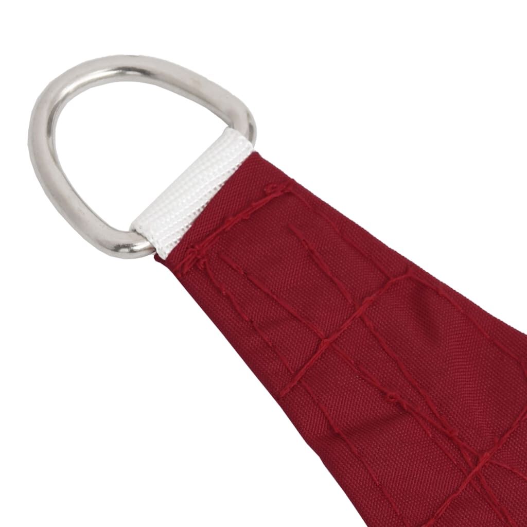 Vidaxl Toldo De Vela Trapezoidal De Tela Oxford Rojo 2/4x3 M_3
