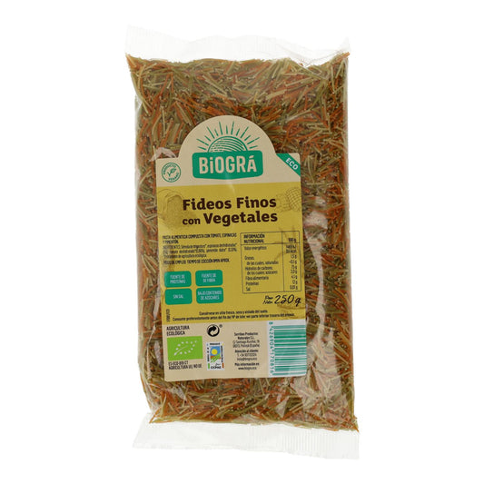 Noodles Finos com Legumes Biográ 250g
