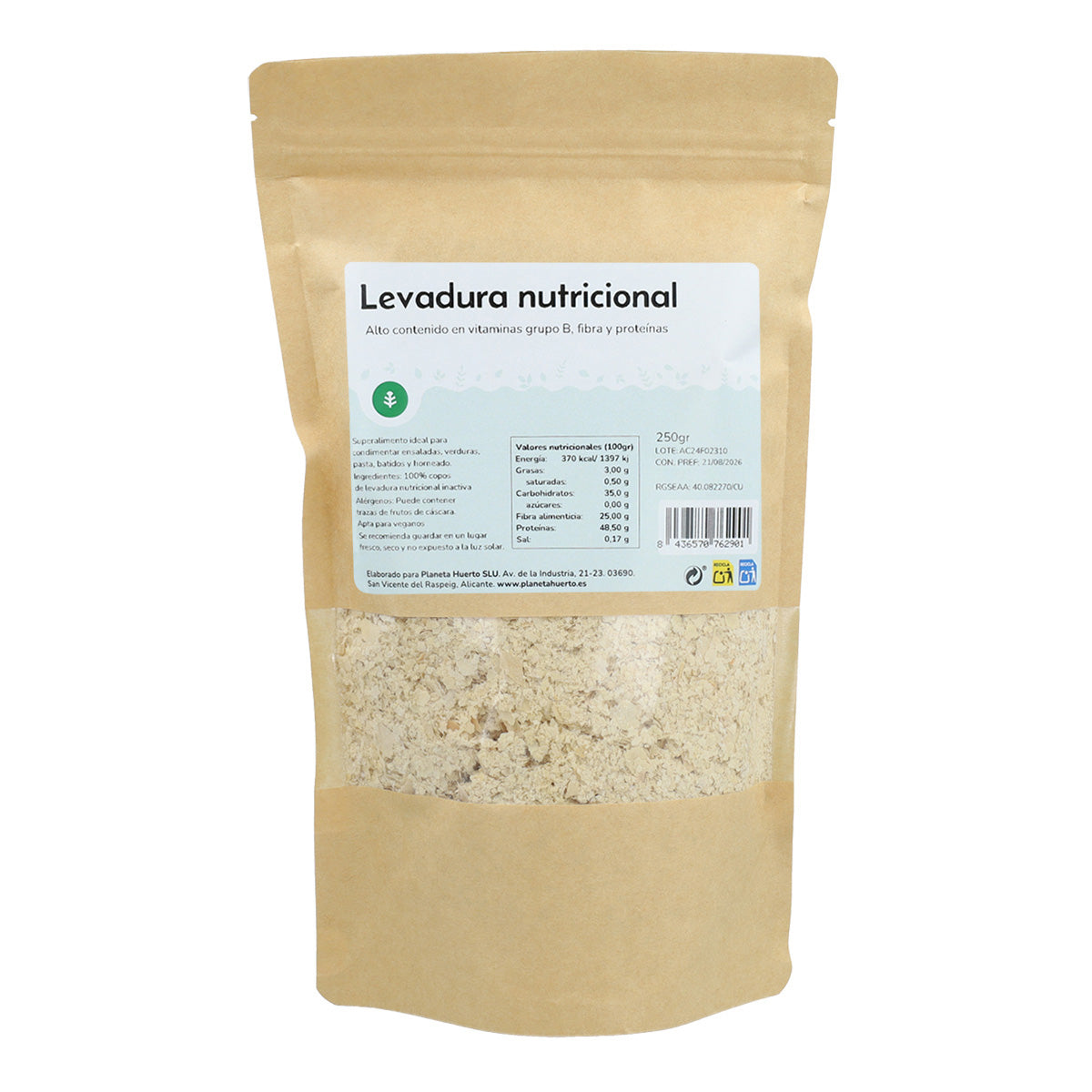 Levedura Nutricional Planeta Huerto 500gr