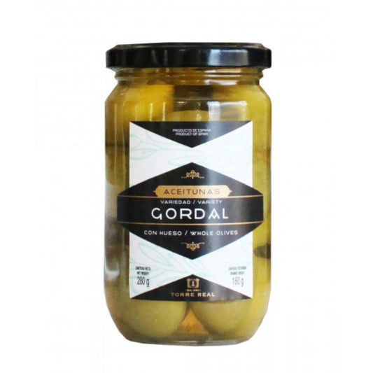 Azeitonas Gordal com caroço Torre Real 280g