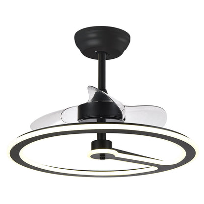 Ventilador 110w Dc Chom Negro 3 Aspas Transp. 46/66x62x62cm 6vel. 3 Colores C/remoto, Memoria Y Temporizador 9350lm_1
