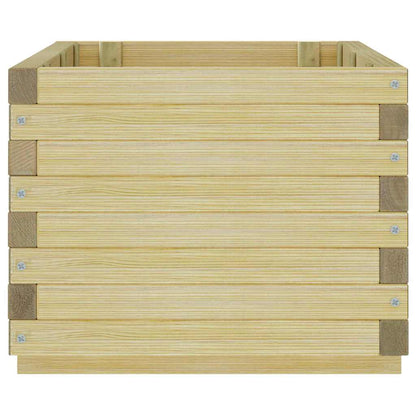 Arriate Elevado Rectangular Madera 100x50x40 Cm_5