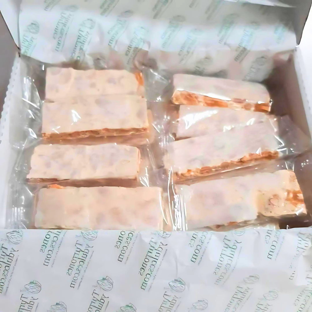 Turrón Duro En Porciones De 20g A Granel - Caja De 3kg_4
