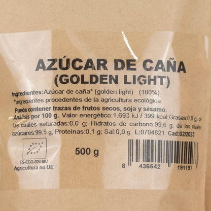 Açúcar de Cana Biológico (luz dourada) Naturgreen 500 g