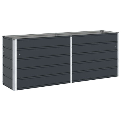 Jardinera Antracita 195 X 50 X 75 Cm Acero Galvanizado_0