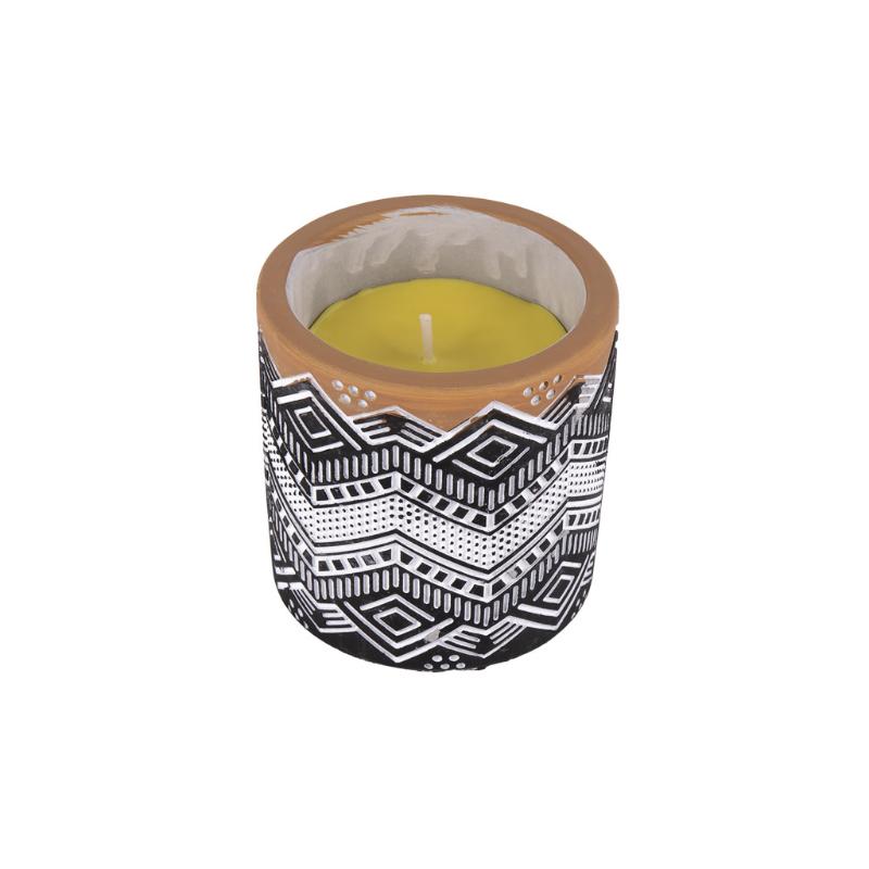 Vela Aromática De Citronela Maceta Decorada 170 G Caja 6 Unid._1