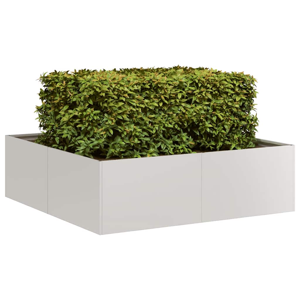Jardinera 100x100x30 Cm Acero Inoxidable_1