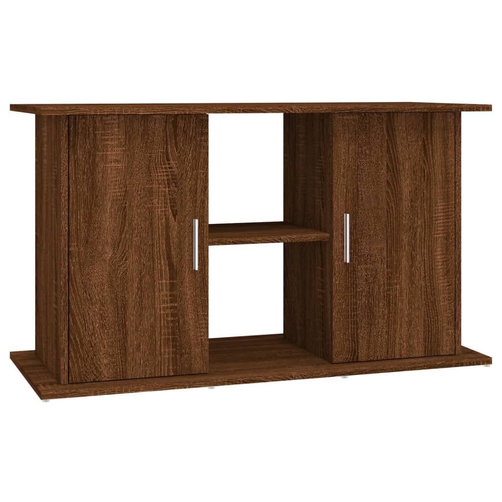 Vidaxl Soporte De Acuario Madera Ingeniería Marrón Roble 101x41x58 Cm_0