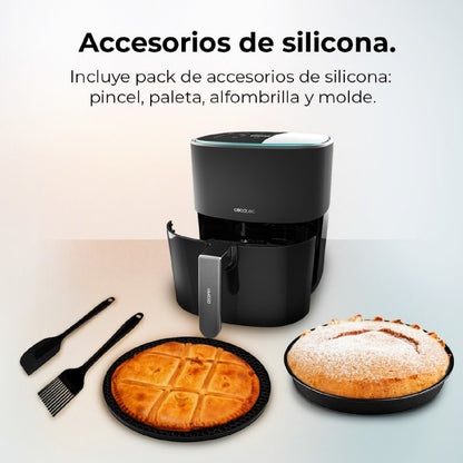 Freidora De Aire Sin Aceite De 6,5l Cecofry Fantastik 6500 Pack 1700w,tecnología Perfectcook, 12 Modos De Cocinado, Táctil, Regulable 80-200grados C_1