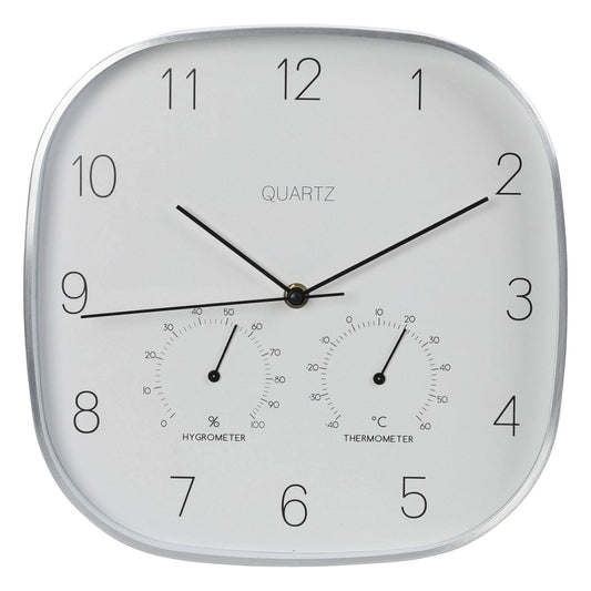 Well Home Reloj De Pared Marco Plateado Ø28,5x4cm_0