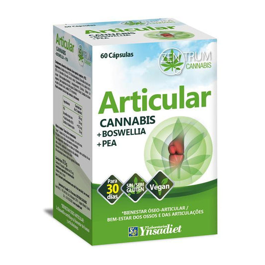 Canábis para as articulações Ynsadiet 60 cápsulas vegetais