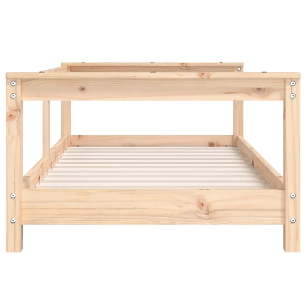 Vidaxl Estructura De Cama Para Niños Madera Maciza De Pino 70x140 Cm_3