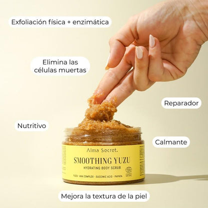 Alma Secret Yuzu Esfoliante Corporal com AHA, Enzimas de Papaia e Ácido Succínico 250 ml