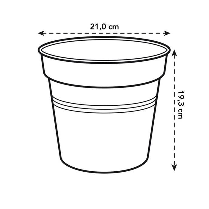 Green Basics Elho Vaso Verde 24 cm