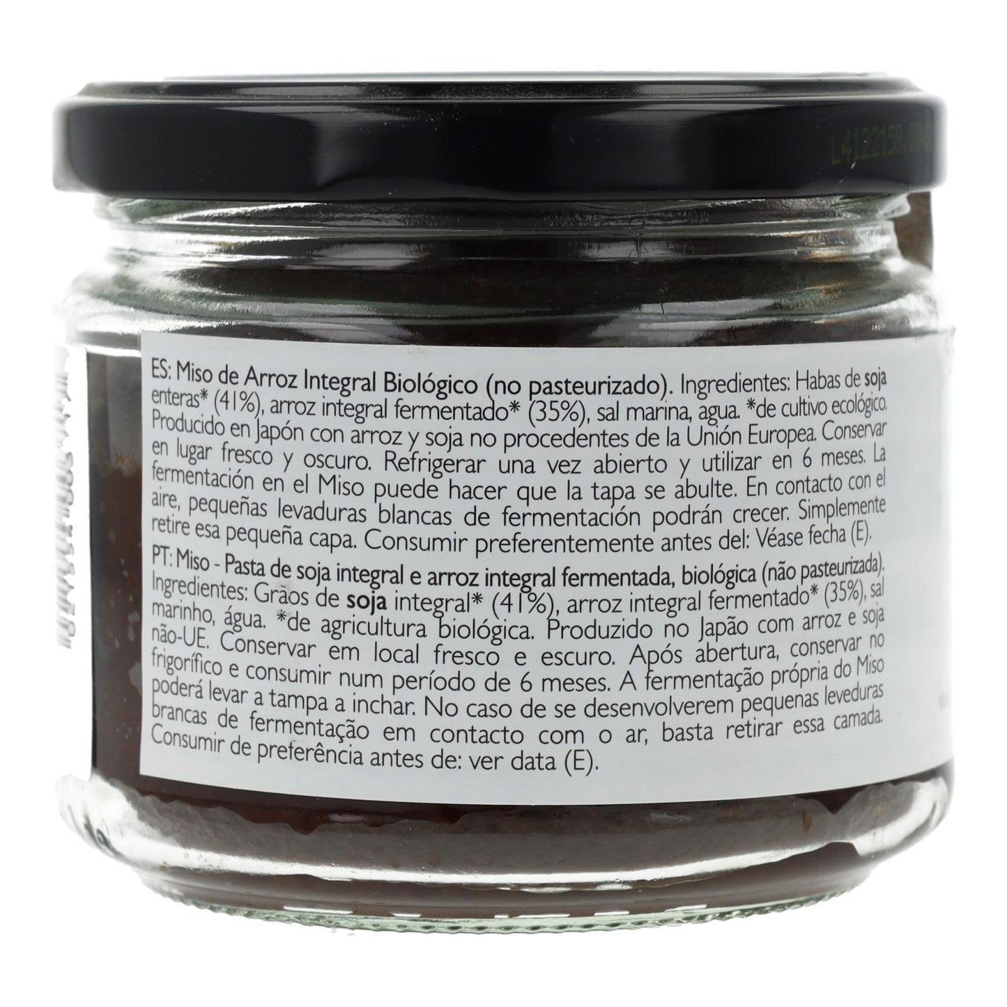 Miso Genmai não pasteurizado Clearspring, 300 g