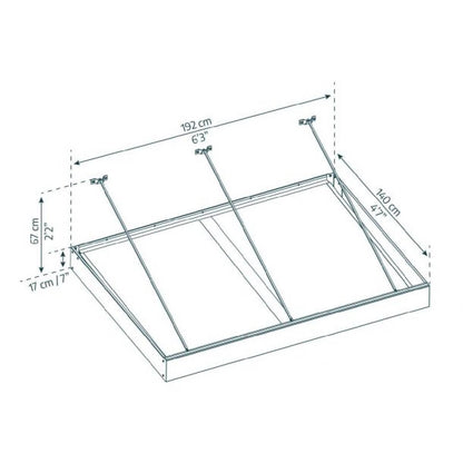 Marquise Sophia XL 140x192 cm opala Canopia