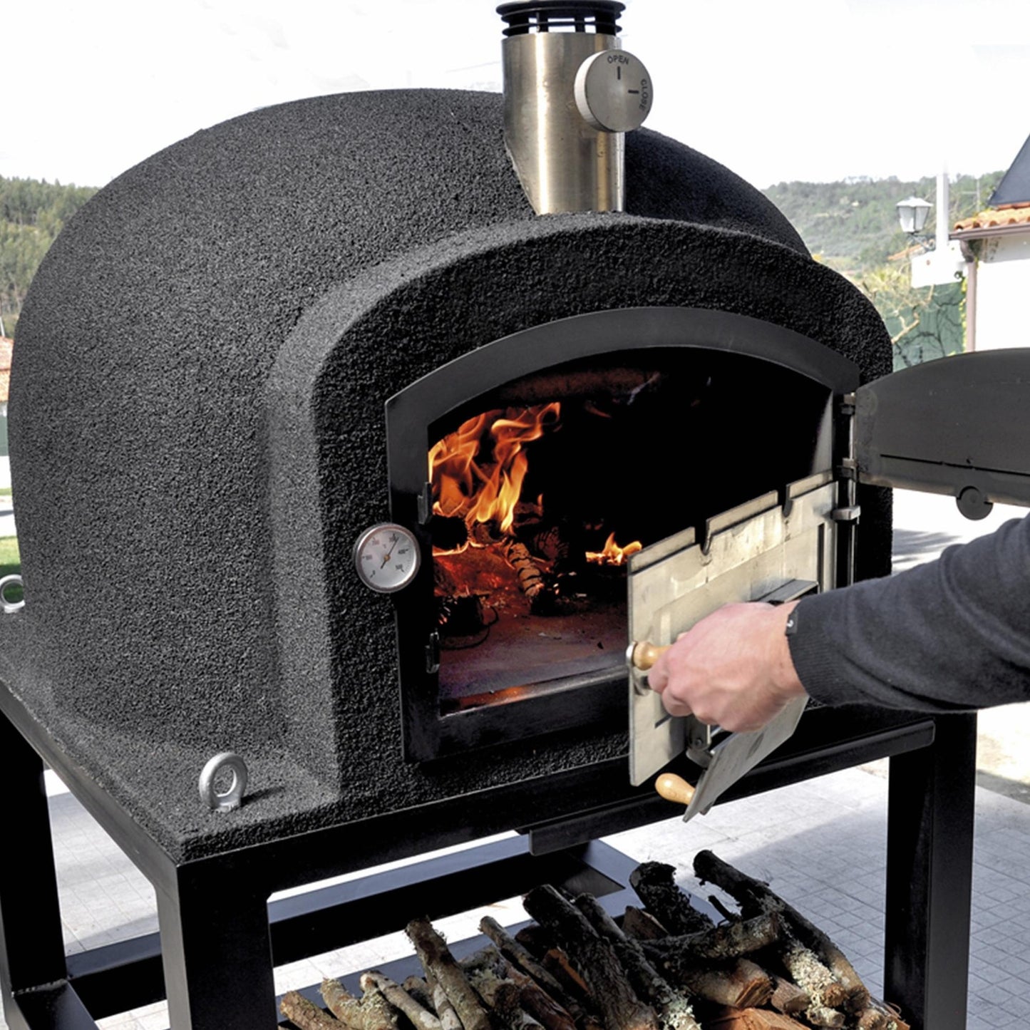 Forno Kitaway com base em metal Tuozi