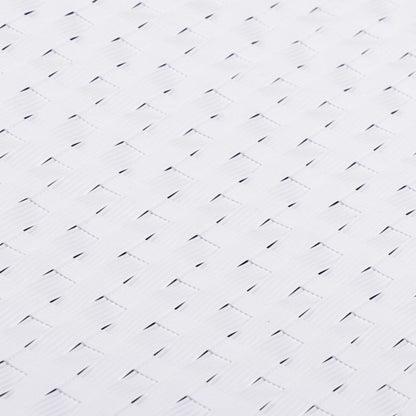 Toldo Para Balcón Ratán Sintético Blanco 400x100 Cm / Vetonek_5