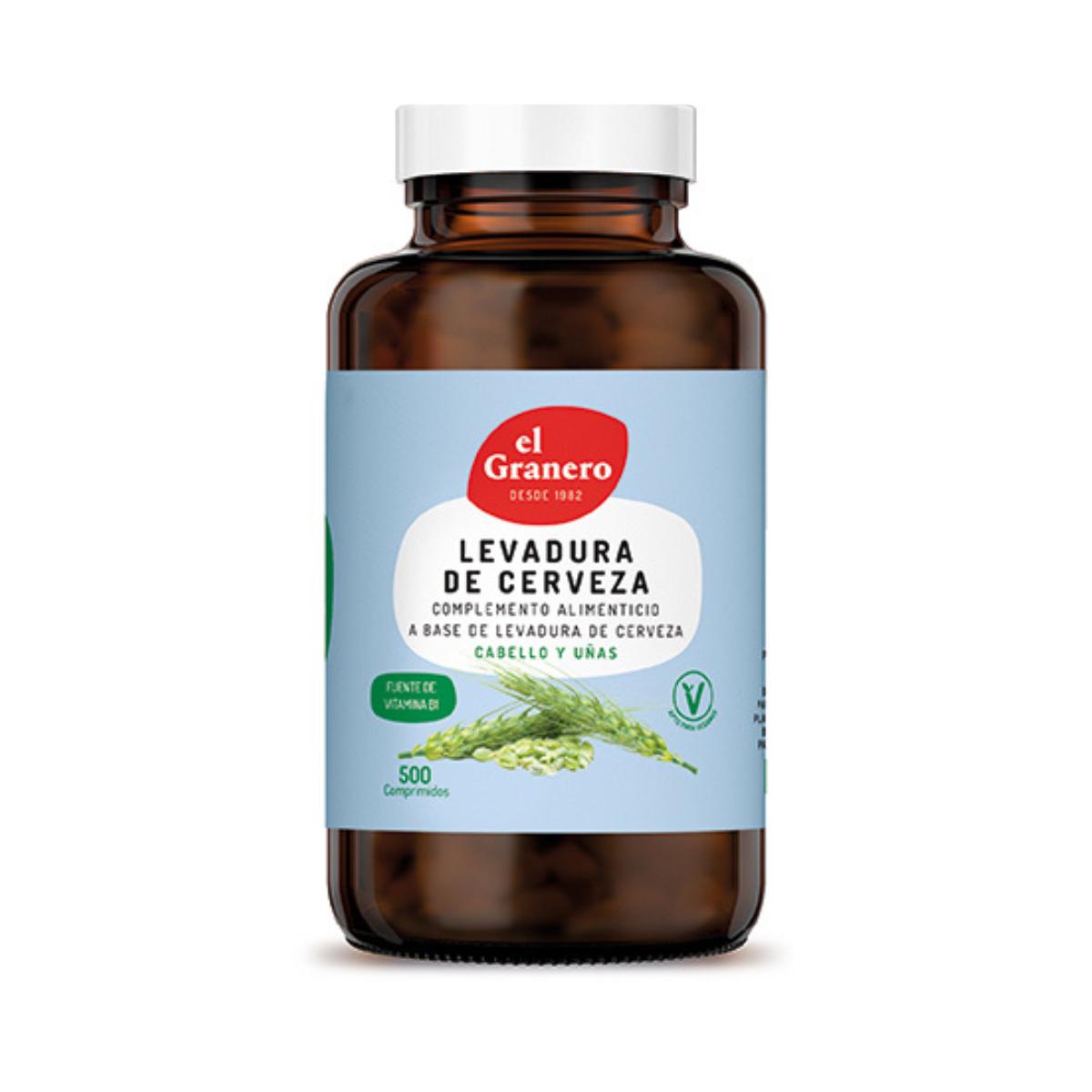 Levedura de Cerveja El Granero, 500 Comprimidos 400 mg