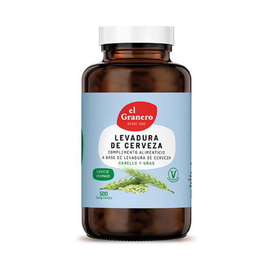 Levedura de Cerveja El Granero, 500 Comprimidos 400 mg