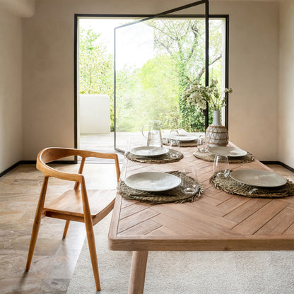 Sillón De Comedor Miyako En Teca Natural_5