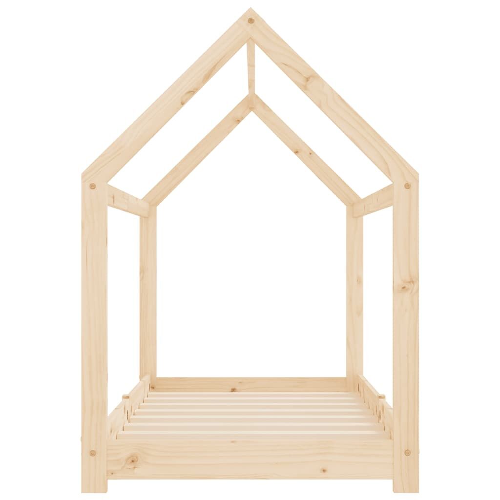 Vidaxl Estructura De Cama Infantil De Madera Maciza De Pino 80x160 Cm_4