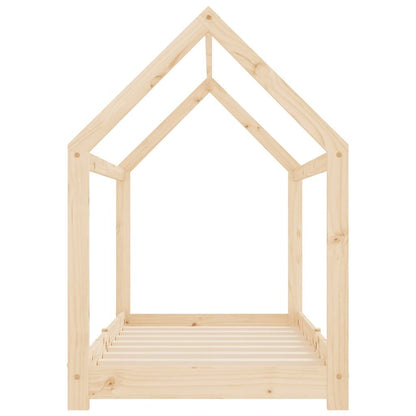 Vidaxl Estructura De Cama Infantil De Madera Maciza De Pino 80x160 Cm_4