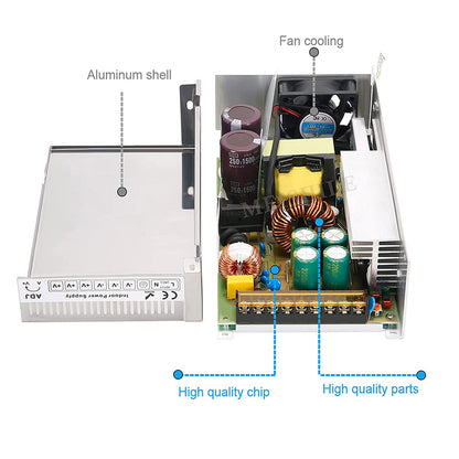 Fuente De Alimentación Dc12v/600w/50a_3