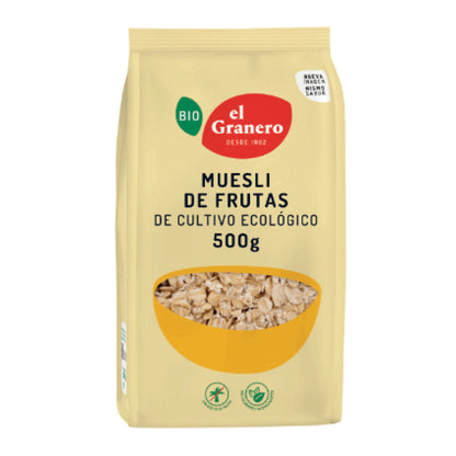 Muesli de frutas biológicas 500 gr Granero