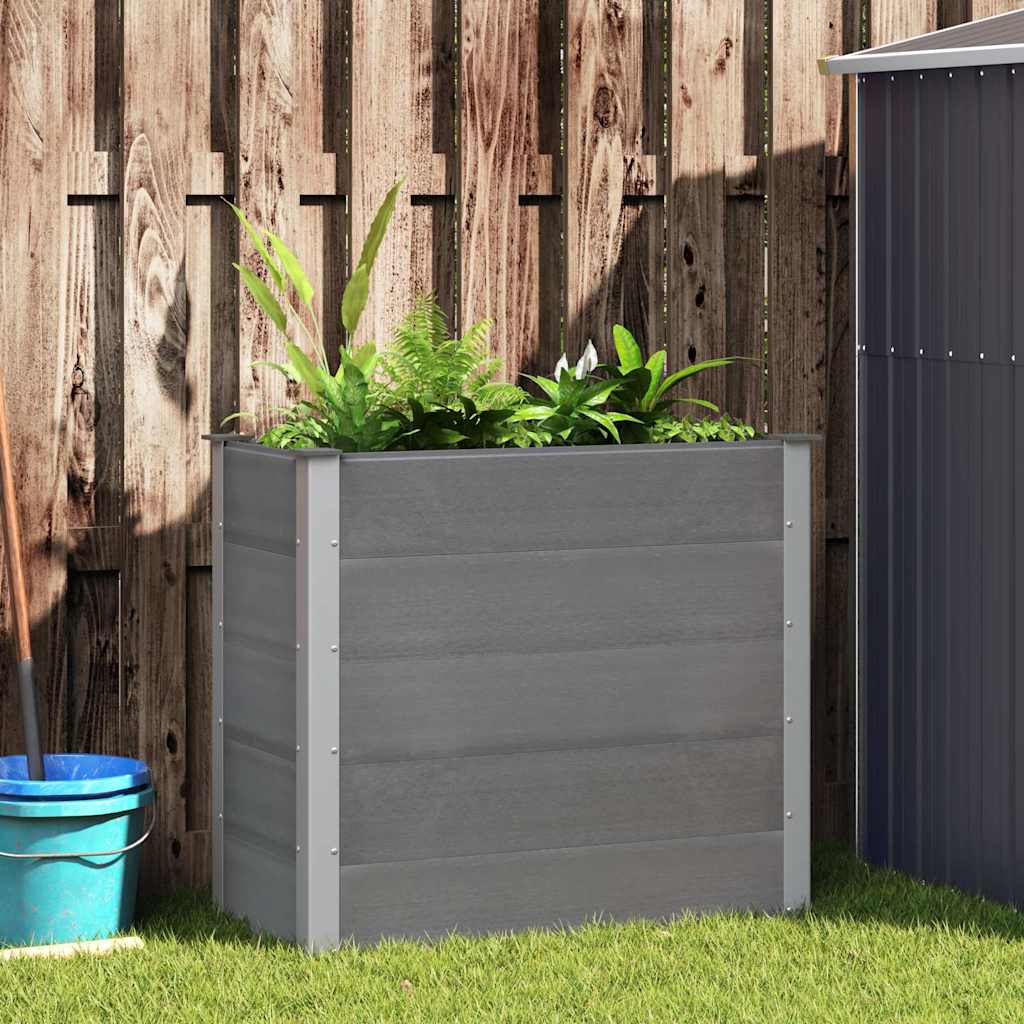 Arriate De Wpc Gris 100x50x91 Cm_1