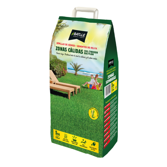 Sementes de relva em zonas quentes com Cynodon dactylon 5 kg