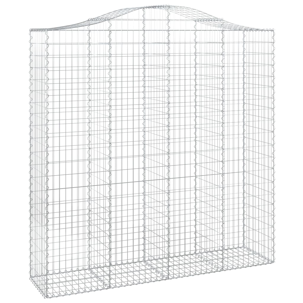 Cestas De Gaviones 5 Uds Forma De Arco Hierro 200x50x200/220 Cm_2