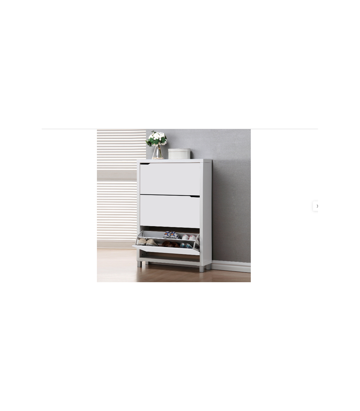 Zapatero 3 Puertas Kubox Acabado Blanco, 79 Cm(ancho) 119 Cm(altura) 24 Cm(fondo)_4