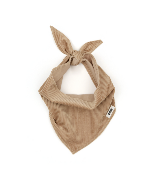 Cafide Bandana Para Perro Pana Beige. Modelo Nata. Talla M (30-38 Cm)_0