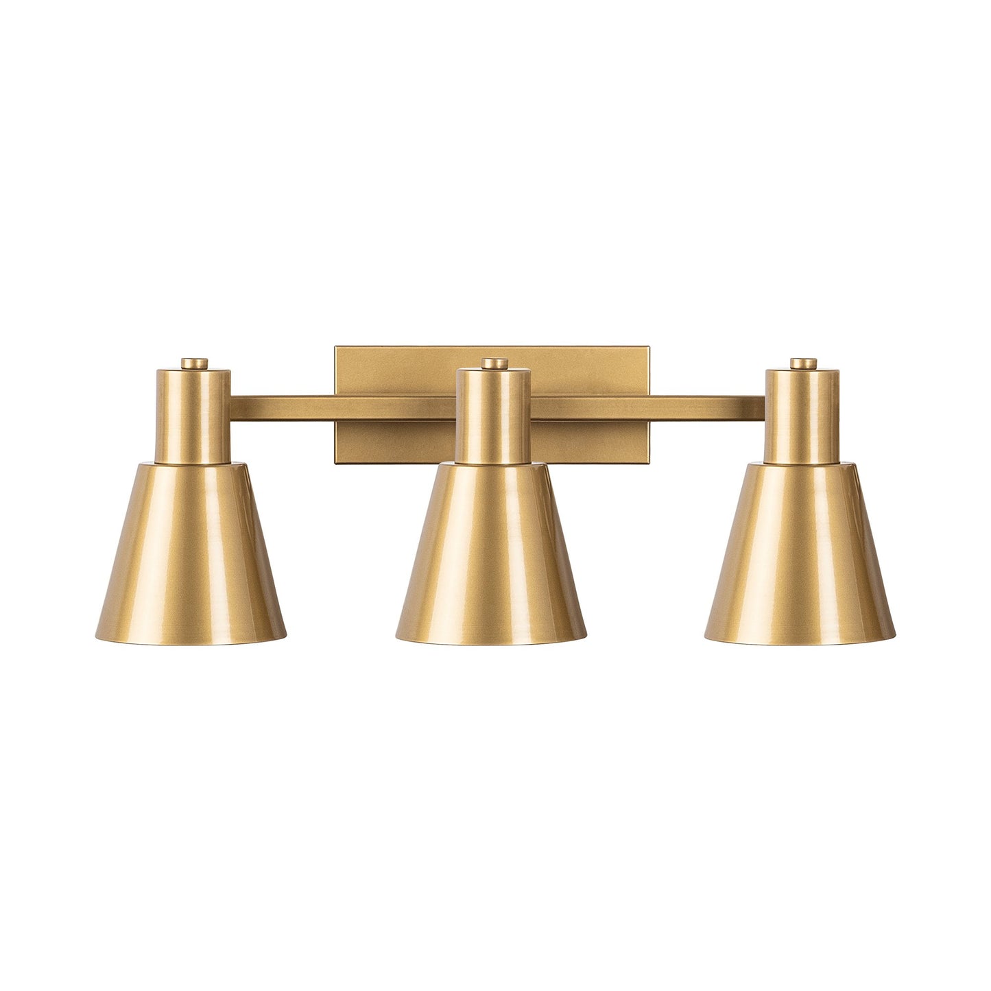 Aplique De Pared, Metal , Oro, 60x21x21, Casquillo 3 X E27 Max 40 W_0